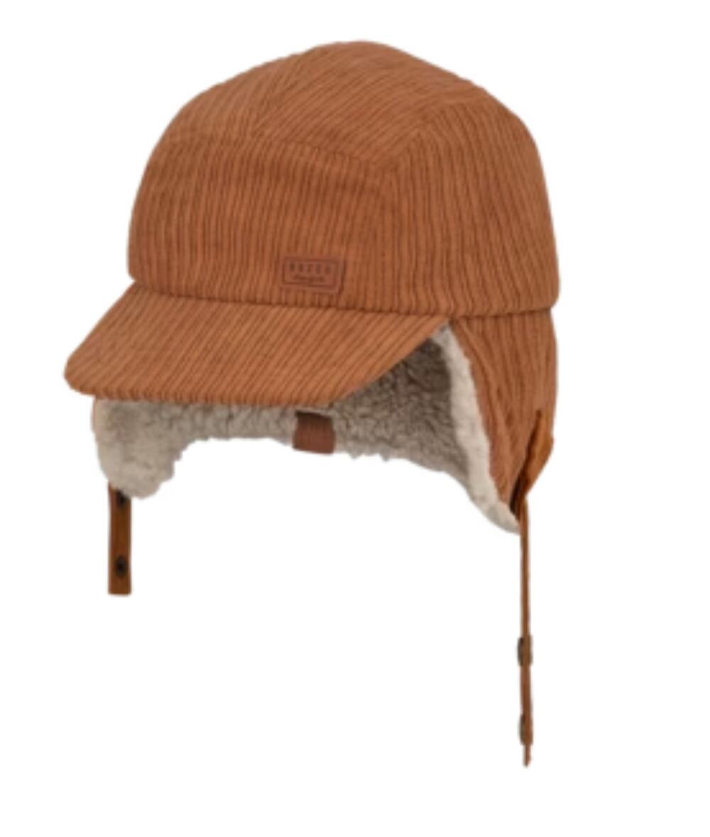 BNWT Dover 'Togari' Corduroy Trapper Ear Muff Hat | Rust Tan | 0-12 months